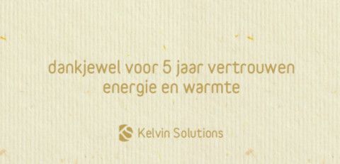 5 jaar Kelvin Solutions 5 jaar Kelvin Solutions